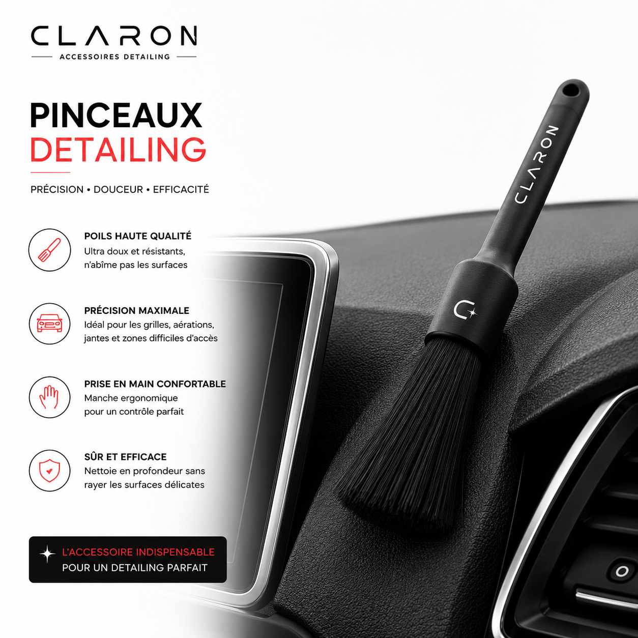 Pinceau de Detailing Premium